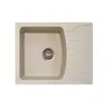  Quadro M Metalac 175429 Gránit Mosogatótálca - Extra mély, Csepegtetőtálcás, Pezsgő