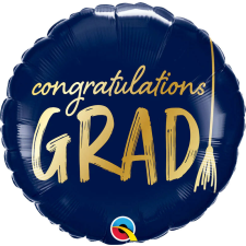 Qualatex 18 inch-es Congratulations Grad Tassel Fólia Lufi Ballagásra party kellék