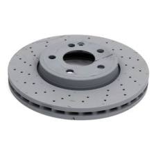 Quaro féktárcsa lakkozott,lyuggatott/belső hűtésű féktárcsa