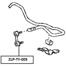 Quaro stabilizátor rúd gömbfej elsőtengely,kétoldali autóalkatrész