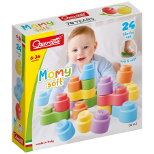 Quercetti Momy Soft építőkészlet 24db készségfejlesztő