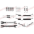 Quick Brake tartozékkészlet, fékpofa QUICK BRAKE 105-0045S-02