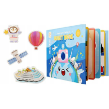  Quiet book - Utazás a világkörül egyéb bébijáték