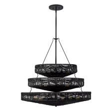  Quintiesse Ophelia QN-OPHELIA-13P-BK-BK Csillár 13x40W/E14 IP20 világítás