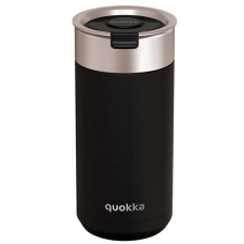 QUOKKA Boost termobögre szűrővel 400 ml, Carbon black termosz