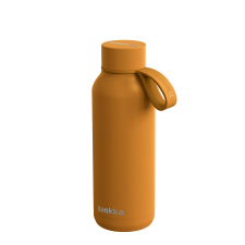 QUOKKA Hőtartó fémkulacs pánttal Solid - Mustársárga 510 ml - Quokka jóga felszerelés
