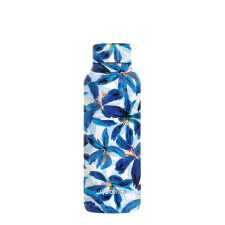 QUOKKA Hőtartó fémkulacs SOLID - Blue Hibiscus 510ml - Quokka jóga felszerelés