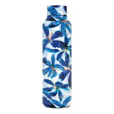 QUOKKA Hőtartó fémkulacs SOLID - Blue Hibiscus 630ml - Quokka jóga felszerelés