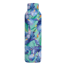 QUOKKA Hőtartó fémkulacs SOLID - Blue Irises 630ml - Quokka jóga felszerelés