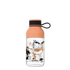 QUOKKA Kids Ice In The Woods BPA mentes műanyag kulacs pánttal 430ml - Quokka kulacs, kulacstartó