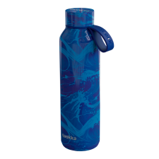 QUOKKA Solid Waves fémkulacs pánttal 630ml - Quokka jóga felszerelés