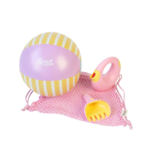 Quut Quut – Strandolós játék készlet - banánsárga/pink homokozójáték
