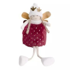 Qx Angyalka dekoráció, 20 cm - Piros party kellék