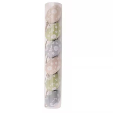 Qx Dekortojás szett színes természeti mintákkal, 6 cm - 6 db-os party kellék