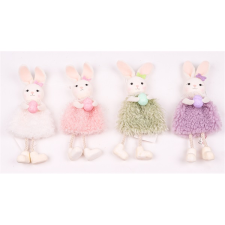 QX-IMPEX KFT IRIS dekor akasztós nyuszi bund+tojás 4 szín (68837) party kellék