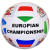 Qx Vektory: Focilabda Europian Championship felirattal és zászlókkal (735902) (735902)