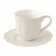 R2S.2886ELIW Porcelán eszpresszócsésze+alj 110ml, Elite white bögrék, csészék