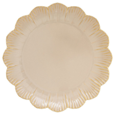 R2S.3072FLRT Porcelán desszerttányér 21cm, Fleuri terracotta tányér és evőeszköz