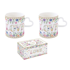 R2S.3103MAMO Porcelán bögreszett 2db-os, 320ml, dobozban, Mon Amour bögrék, csészék