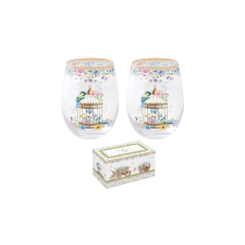  R2S.4015SPBL Üvegpohár 500ml, 2db-os szett, dobozban, Spring Bloom konyhai eszköz