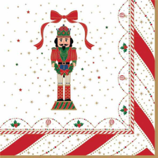 R2S.414NTWI Papírszalvéta 33x33cm, 20db-os, Nutcracker Twist papírárú, csomagoló és tárolóeszköz