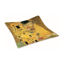 R2S.634KLI1 Üvegtál 13x13cm, dobozban, Klimt: The Kiss konyhai eszköz
