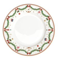 R2S.942MNOE Porcelán lapostányér 26,5cm, Magie de Noel konyhai eszköz