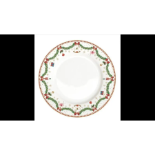 R2S .942MNOE Porcelán lapostányér 26,5cm, Magie de Noel tányér és evőeszköz