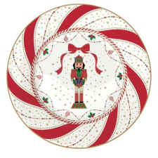  R2S.944NTWI Porcelán desszerttányér 19cm, Nutcracker Twist konyhai eszköz