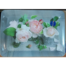 R2S Easy Life műa.tálca, Composition des roses, 31X23 cm, 153109CDE konyhai eszköz