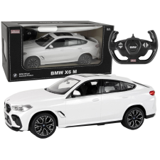  R/C autó Bmw X6 M 1:14 méretarányban - fehér távirányítós modell