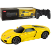  R/C Porsche 918 távirányítós autó, sárga 1:24