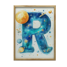 R FALI PLAKÁT A BOLYGÓVILÁGBAN KERET NÉLKÜL 50x70 CM grafika, keretezett kép