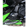 R&G RACING bal oldali főtengelyvédő burkolat fekete Kawasaki Z650 R&G RACING Vázak, idomok, kiegészítők Védőelemek Motorvédők