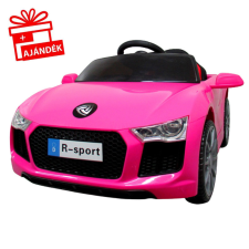 R-Sport Audi B4 Cabrio hasonmás elektromos kisautó - rózsaszín elektromos járgány