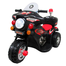 R-Sport Elektromos rendőrmotor gyerekeknek - M7 - 6V - fekete elektromos járgány