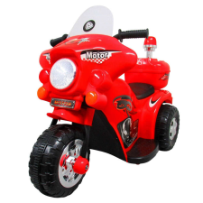 R-Sport Elektromos rendőrmotor gyerekeknek - M7 - 6V - piros elektromos járgány