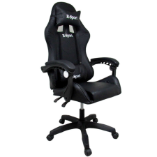 R-Sport Gamer szék, forgószék masszázs funkcióval, fekete forgószék