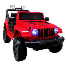 R-Sport Jeep X10 Elektromos autó hang- és fényeffekttel + távirányító 12V #fehér elektromos járgány