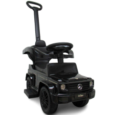 R-Sport Mercedes AMG G350 bébitaxi, tolókarral, fekete lábbal hajtható járgány