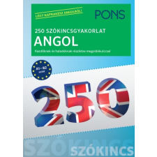 Raabe Klett Oktatási Tanácsadó és Kiadó PONS 250 Szókincsgyakorlat Angol nyelvkönyv, szótár