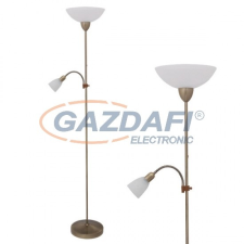 RÁBALUX 4019 Pearl classic állólámpa E27 60W+E14 40W bronz 230V világítás