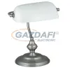 RÁBALUX 4037 Bank asztali lámpa, E27 60W, szatin króm 230V