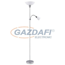 RÁBALUX 4059 Diana állólámpa E27 60W+E14 40W króm-fehér 230V világítás
