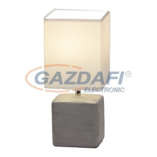 RÁBALUX 4458 Orlando asztali lámpa E14 max40W szürke 230V világítás