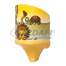 RÁBALUX 4571 Leon fali lámpa, oroszlán mintás 230V 7W 2700K 18lm E világítás