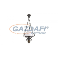 RÁBALUX 7076 Petronel függeszték E27 60W matt fekete 230V világítás