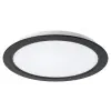 RÁBALUX 71225 Shaun2 LED mennyezeti lámpa, süllyesztett 6W,3000K,fekete,kerek 450 lm 3000K 230V, 50Hz IP20 25000h