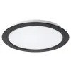 RÁBALUX 71240 Shaun2 LED mennyezeti lámpa, süllyesztett 3W,4000K,fekete,kerek 220 lm 4000K 230V, 50Hz IP20 25000h
