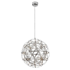 RÁBALUX 72220 Eudora LED függeszték 16W, D50cm, króm 880 lm 3000K 230V, 50Hz IP20 36000h
